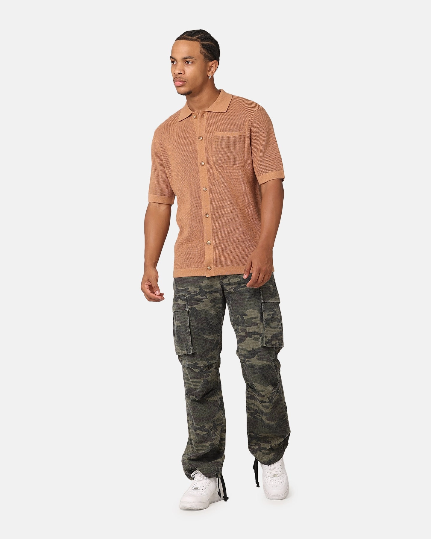 Active Comfort Fit Seam-Free XXIII Torrent Cargo Pant Washed Camo