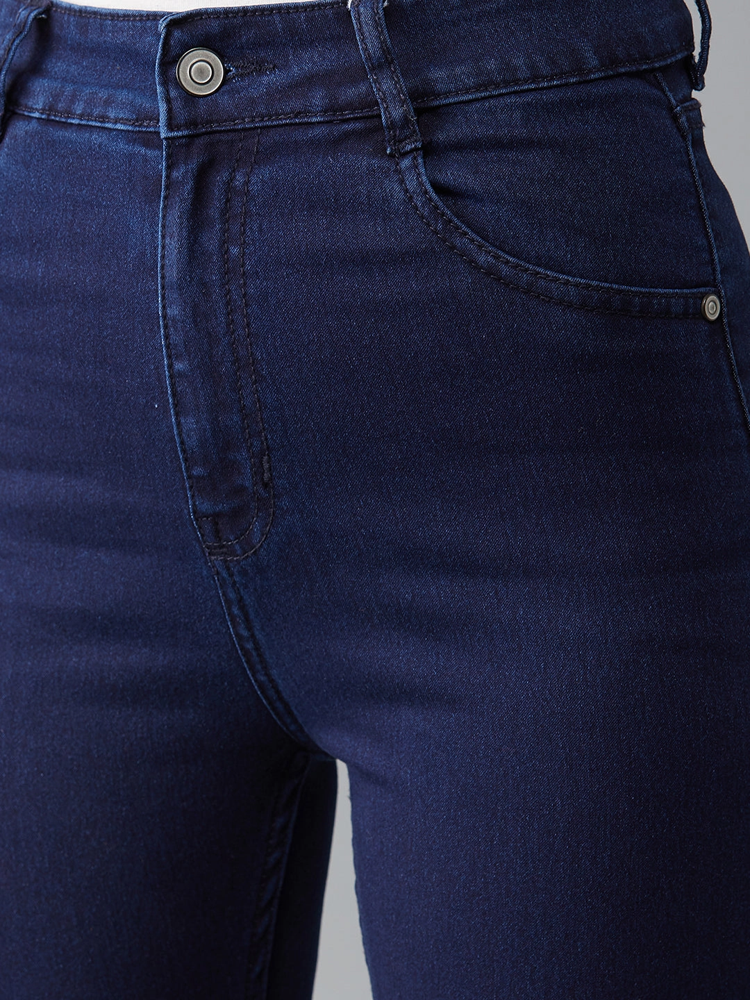 Lightweight Urban Explorer CHASEstretch? Navy-Blue Skinny-Fit High-Rise Denim Jeans