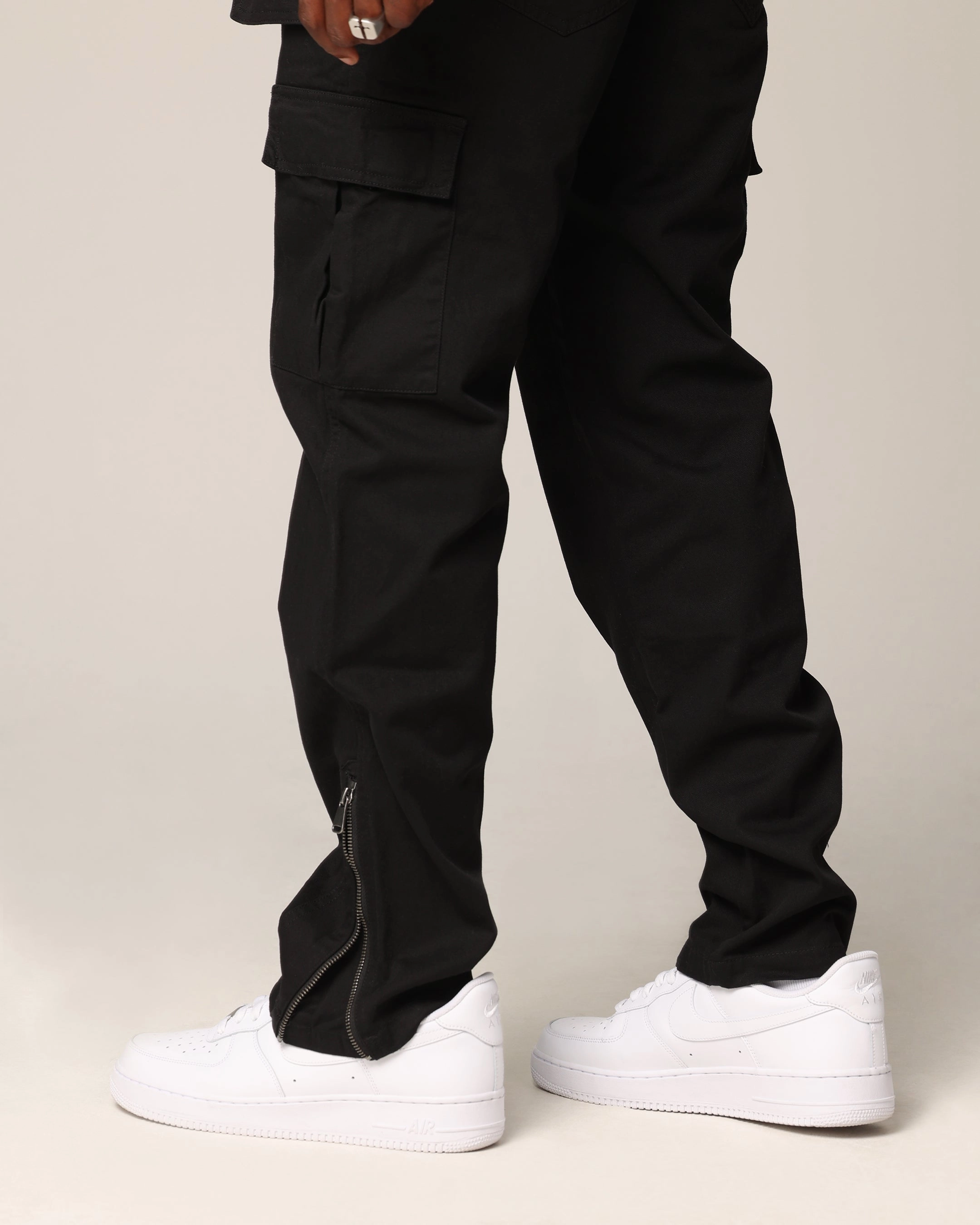 Wardrobe Essential Saint Morta Martial Law Cargo Pants Black