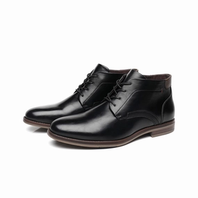 West Louis? Luxury Handmade Leather Business-Men Chukka Boots Cushioned Step Work Commute