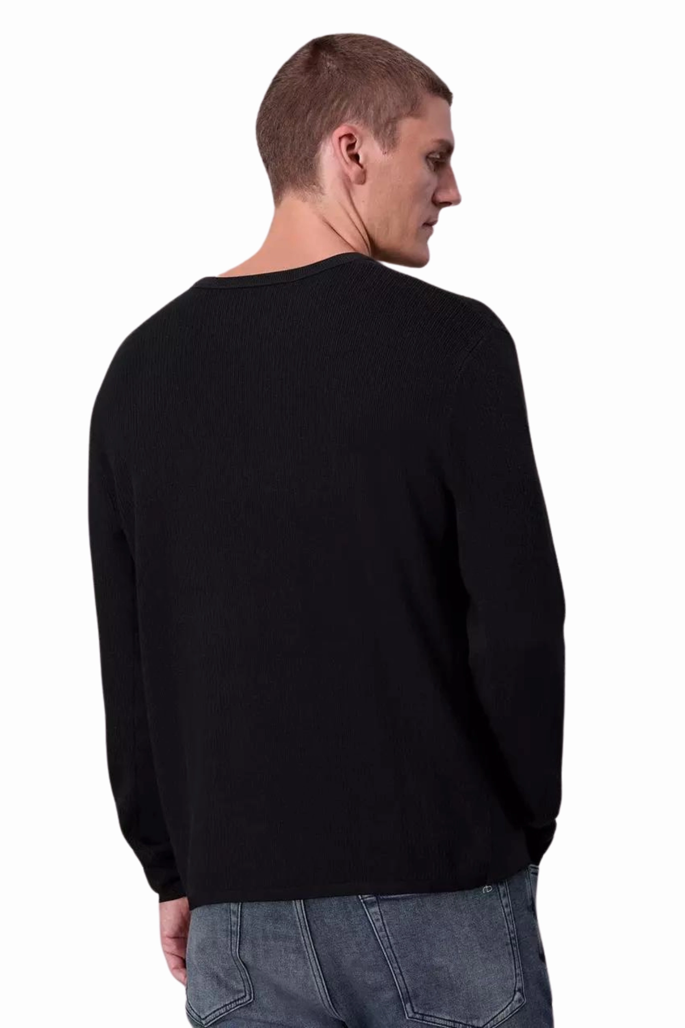 Harvey Crew in Black Textured Finish Sophisticated Style