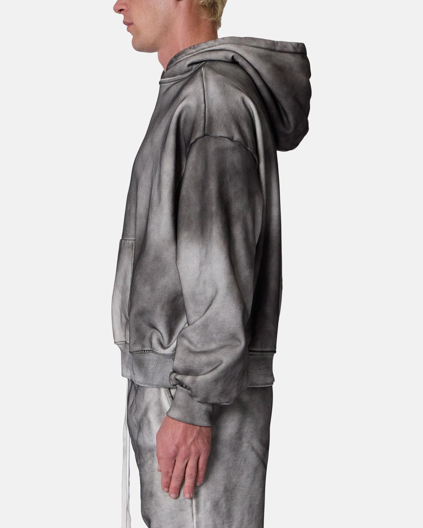 MNML Optic Graded Hoodie Black Thermal Regulation Fabric Heat Regulating Fabric